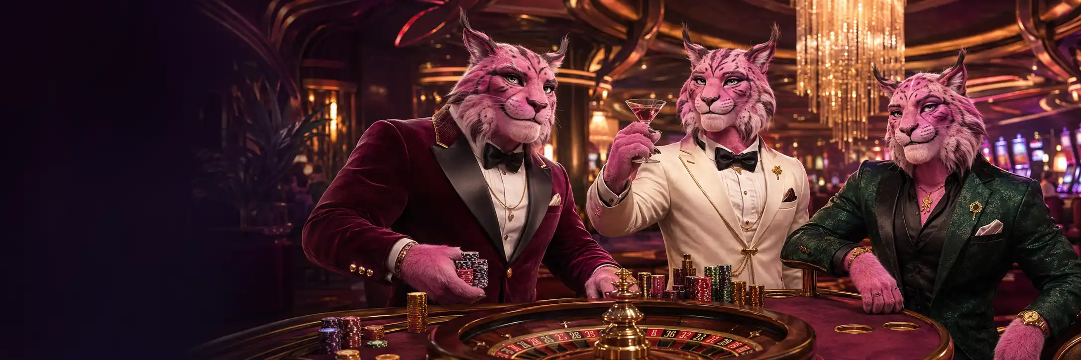 Spinko Casino Roulettetisch im Seitenkopf